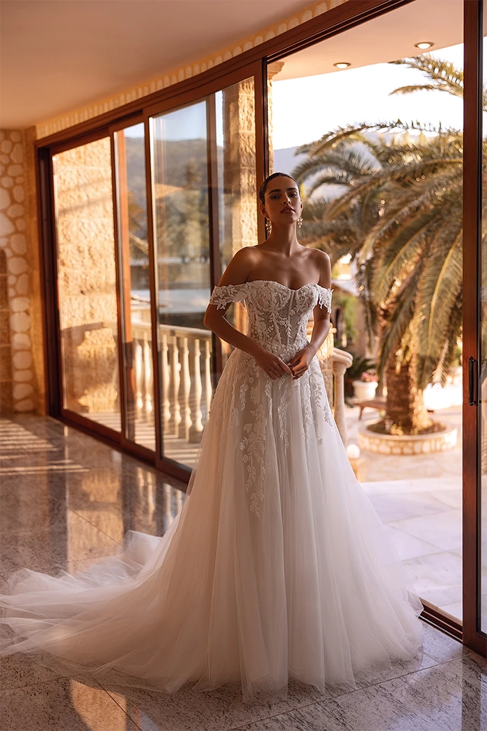 Νυφικά Φορέματα Cosmobella - Style 8280